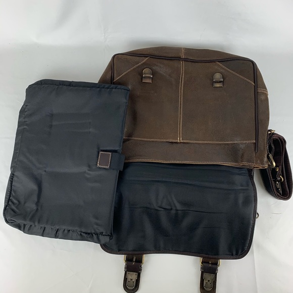 Claire Chase Laredo Messenger Bag Brown Cafe - Picture 7 of 8